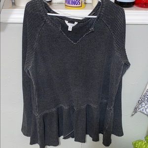 Gray long sleeve